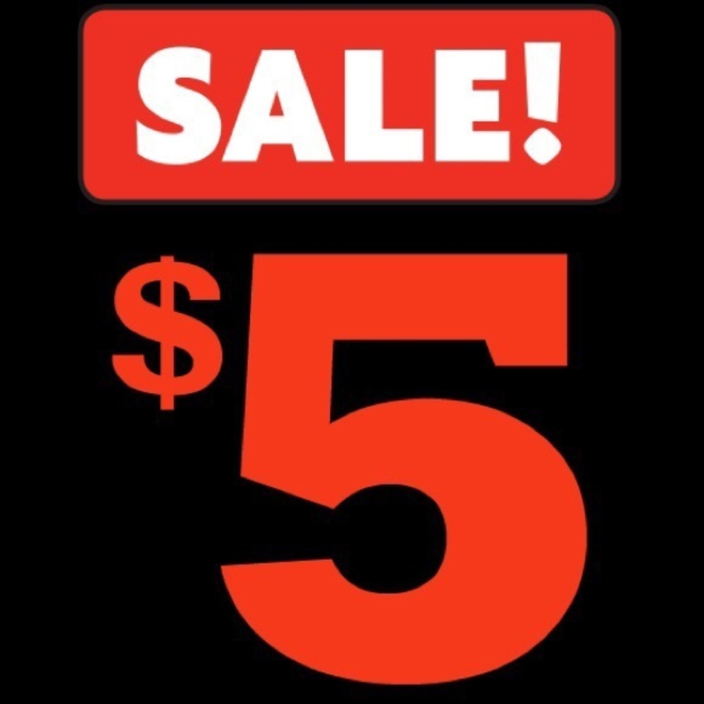 $5 sale on items marked with a ❤❤️BUNDLE 2+ LIKES AND SAVE MORE!